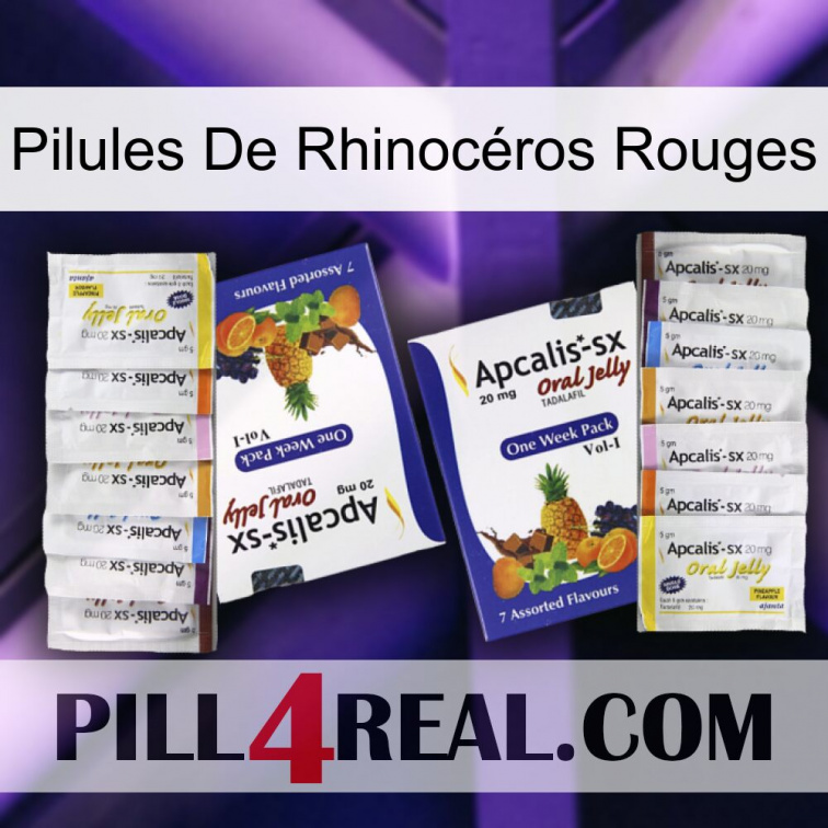 Pilules De Rhinocéros Rouges 12